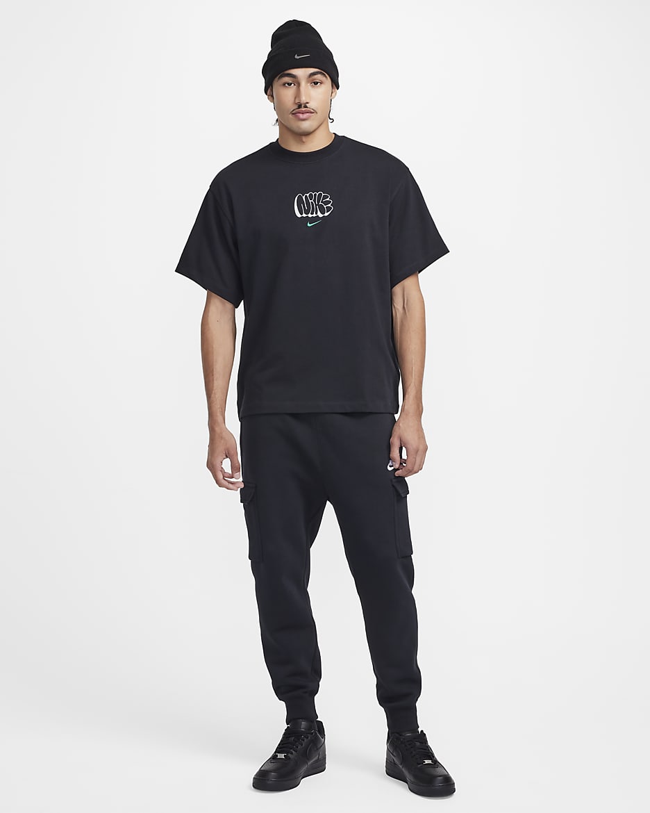 Nike tee swoosh best sale